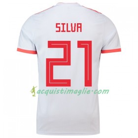 Divisa di Calcio Spagna Silva 21 Trasferta Mondiali 2018